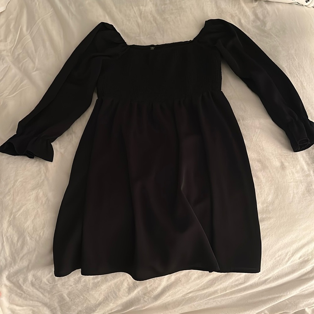 shein black dress